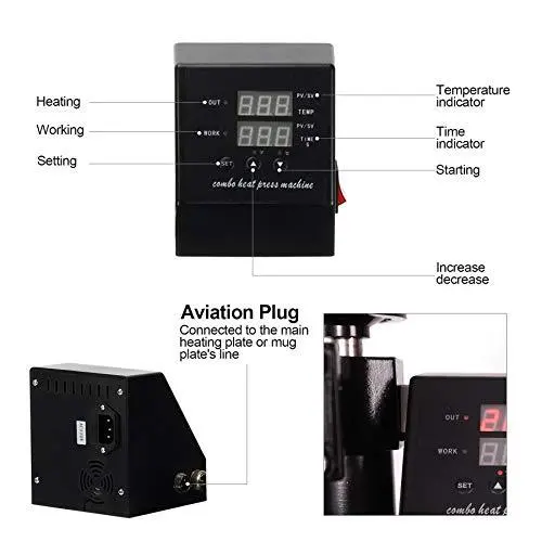 Sublimation Press Temperature Controller 1