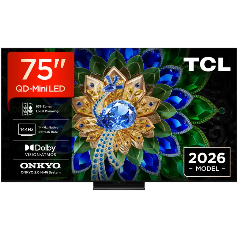 Tcl 75A400U-Uk 75" 4K Uhd Qd-Mini Led Smart Tv Featuring Google Tv & Hdr – 2026 1