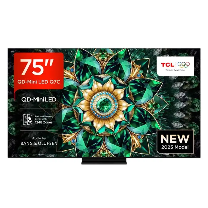 Tcl 75Q7C-Uk 75" Qd-Mini Led 4K Hdr Smart Google Tv – Ultra Hd With Advanced Picture Quality 1
