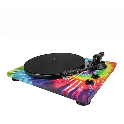 Teac Tn-420 Dual-Speed Turntable – Psychedelic Tie-Dye Edition 1