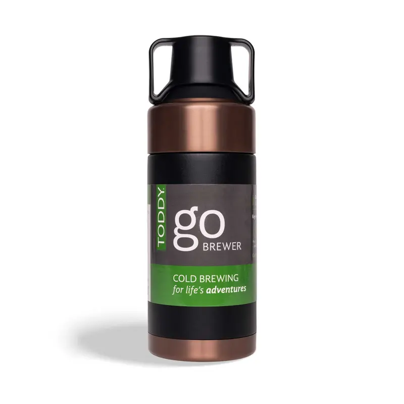 Toddy Go Cold Brew Travel System – Copper & Black 1