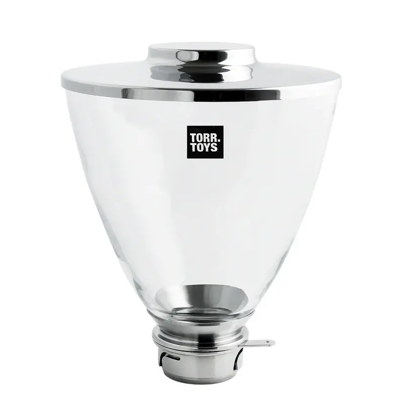 Torr Toys Crystal-Clear Acrylic Coffee Bean Hopper – 1300 G Capacity 1