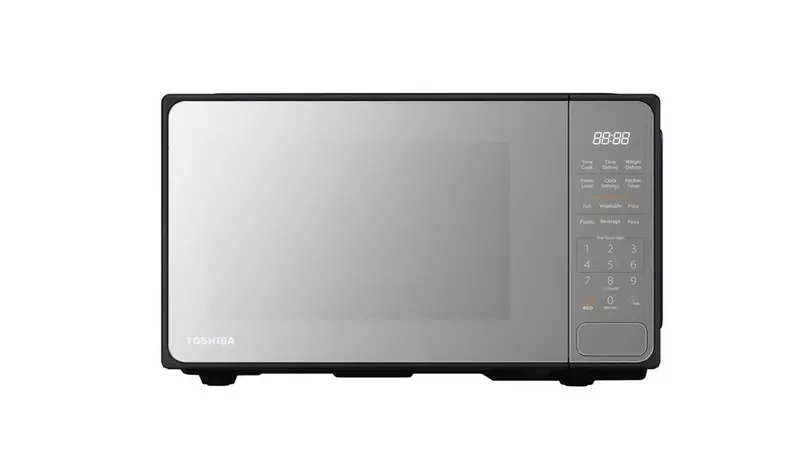 Toshiba Mm2Em20Pf Mirror-Finish Microwave Oven – Black, 20L Compact Design 1