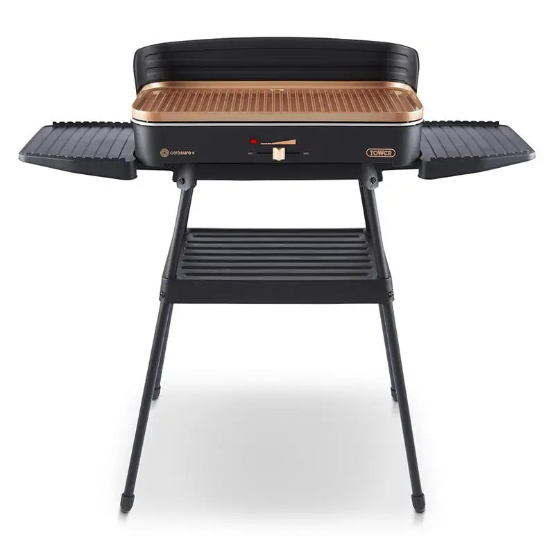 Tower T14028Cop 2200W Indoor/Outdoor Copper Electric Bbq Grill 1