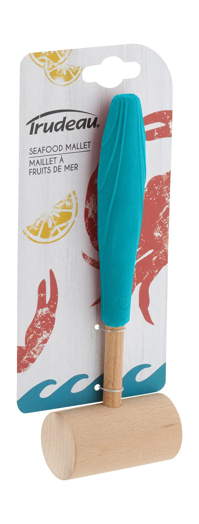 Tropical Blue Hard-Shell Seafood Mallet By Trudeau 1
