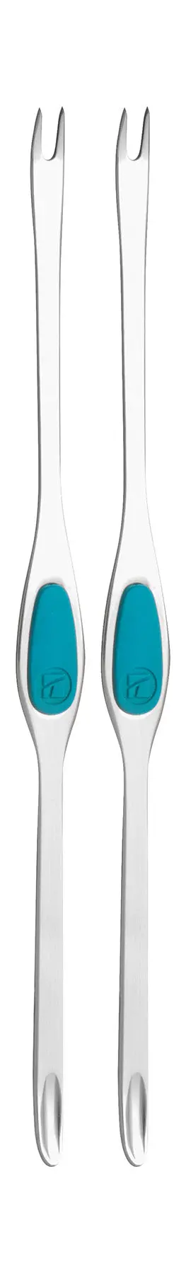 Tropical Blue Stainless Steel Seafood Pick Set By Trudeau 1