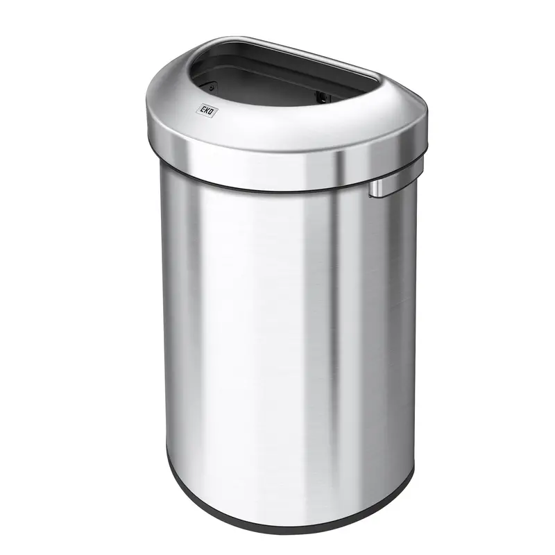 Urban Semi-Round 21-Gallon Open-Top Waste Bin – 80L 1