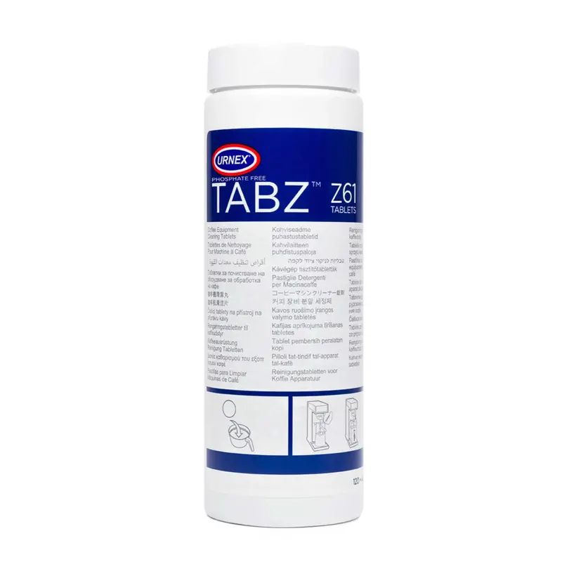 Urnex Tabz – Single-Use Coffee Brewer Cleaning Tablets 1