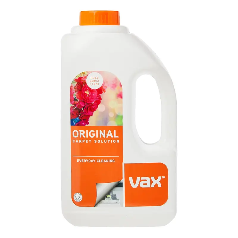 Vax Original Carpet Cleaning Solution – 1.5L Rose Burst Scent, White 1