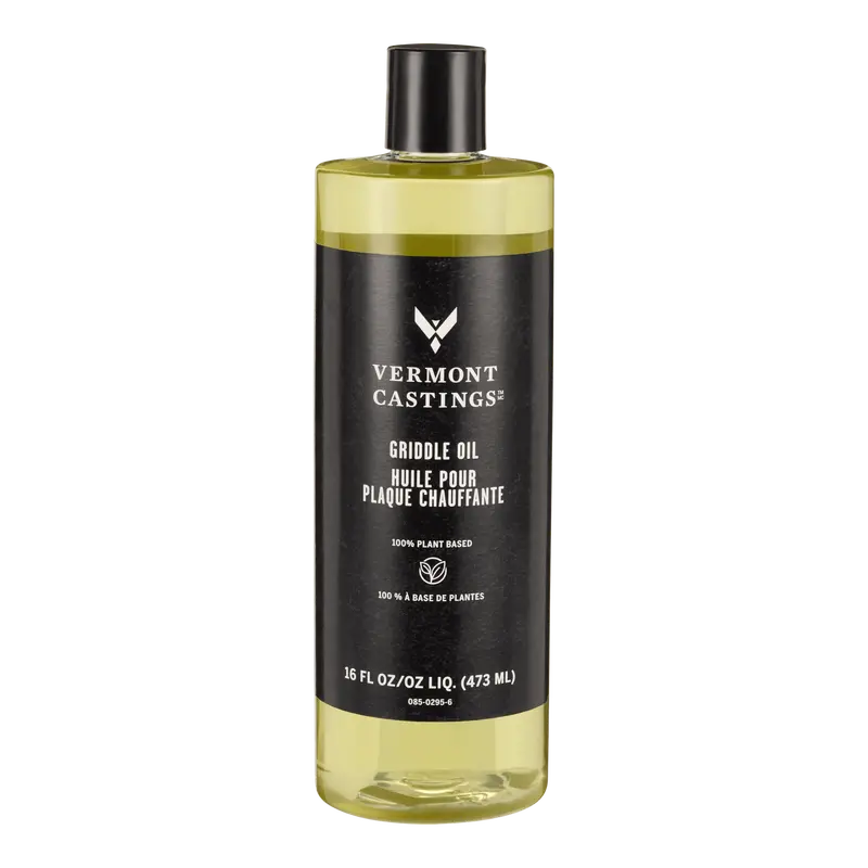 Vermont Castings Griddle Seasoning Oil – 16 Oz Food-Grade Conditioning Formula 1