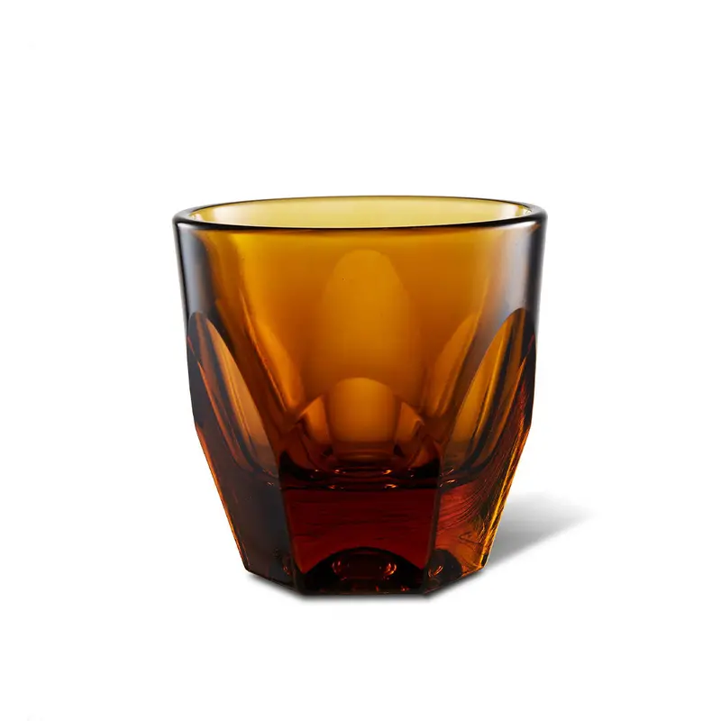 Vero 6 Oz Amber Cappuccino Glass 1