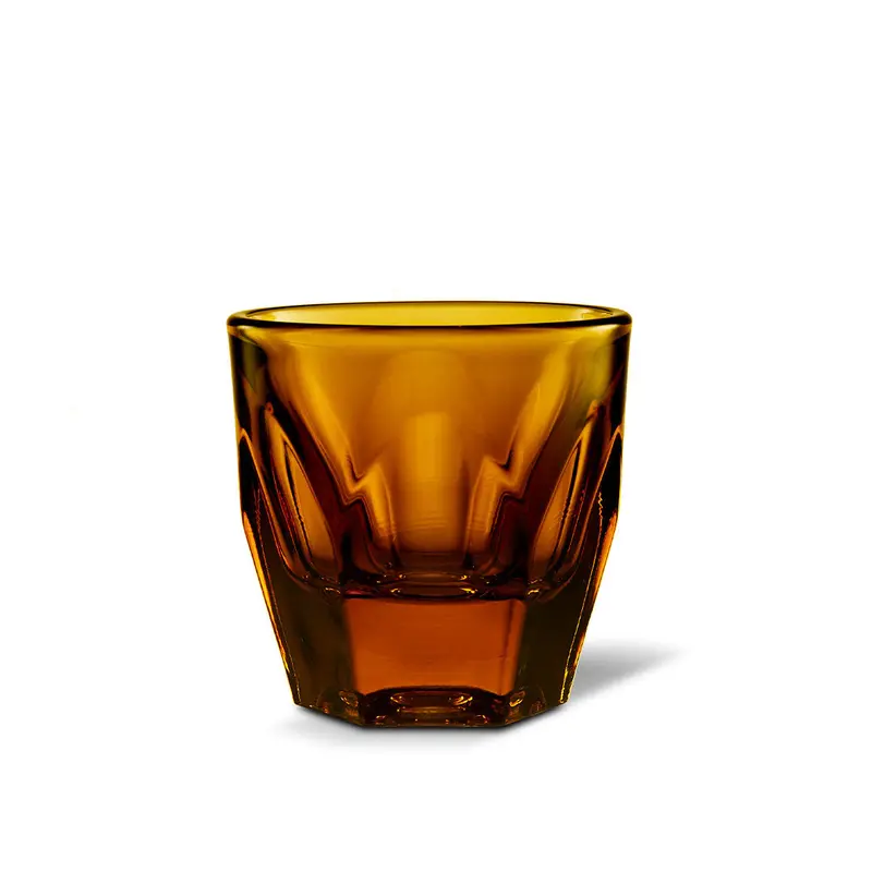 Vero Cortado Glass – 4.25 Oz Amber Tint 1
