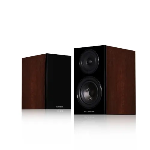 Wharfedale Diamond 12.2 Walnut Pearl Bookshelf Speakers – Compact 2-Way Stereo Pair 1