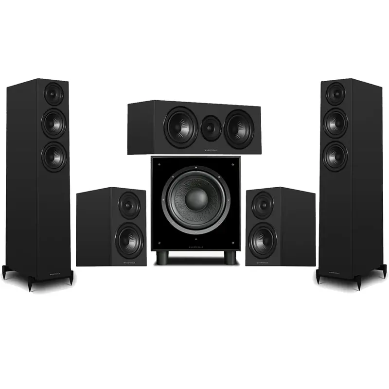 Wharfedale Diamond 12.3I 5.1 Home Cinema Speaker Package – Black Finish 1
