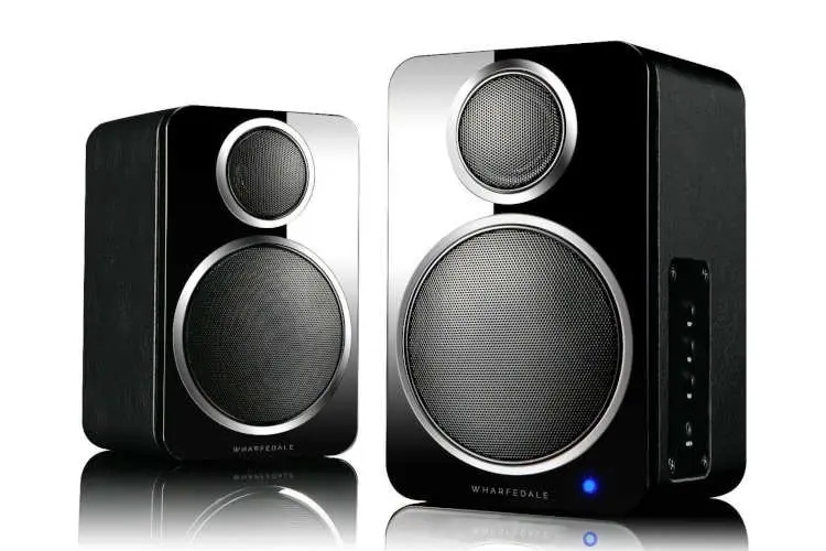 Wharfedale Ds-2 Wireless Speaker Pair – Premium Black Finish 1