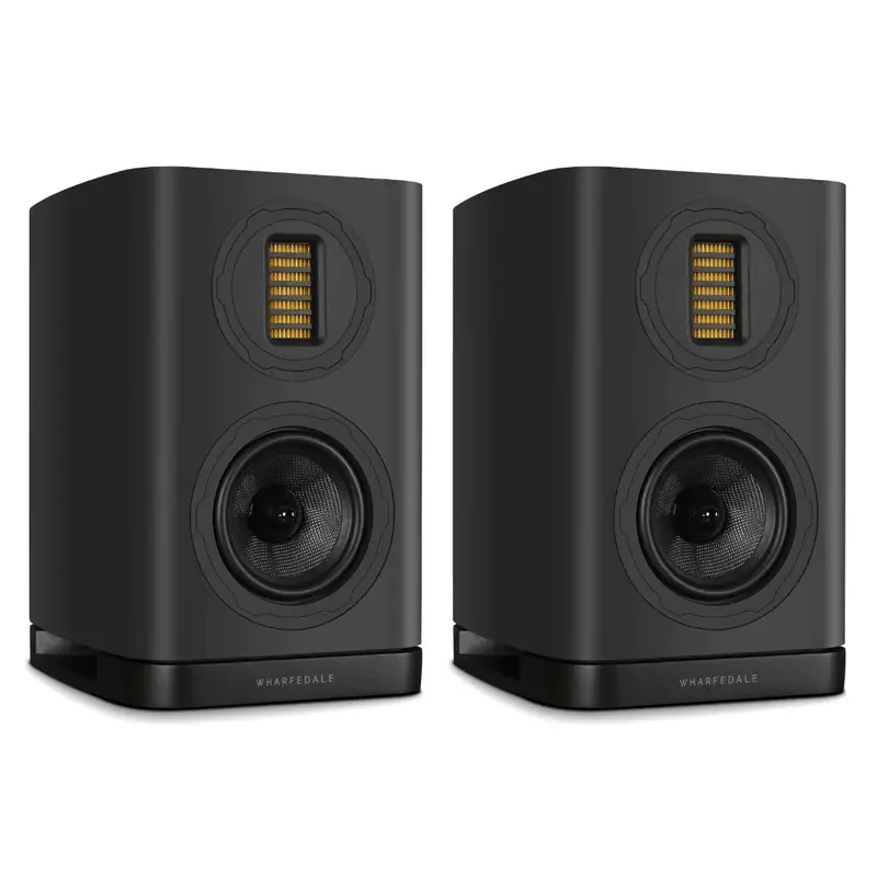 Wharfedale Evo 5.1 Bookshelf Speakers – Jet Black Pair 1