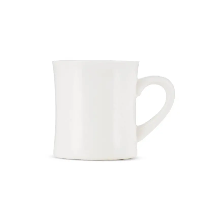 White Porcelain Diner-Style Coffee Mug – 10 Oz (305 Ml) By Espresso Parts 1