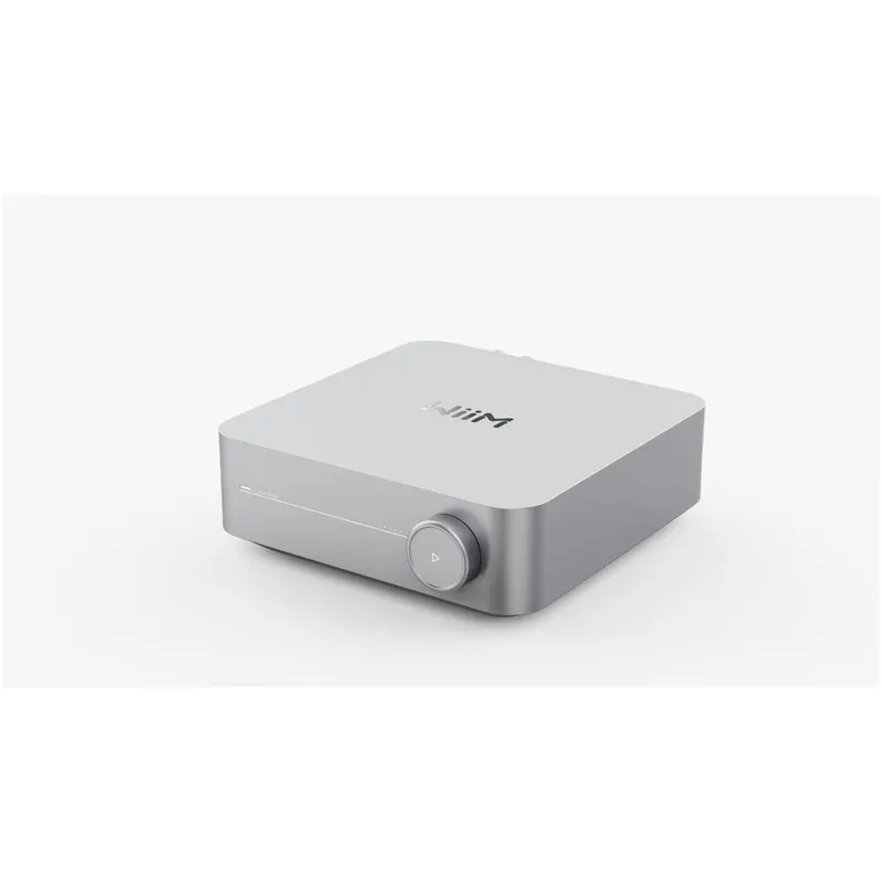 Wiim Amp Network Stereo Amplifier – High-Resolution Streaming, Silver Finish 1