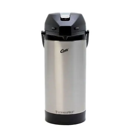 Wilbur Curtis 1-Gallon Stainless Steel Airpot With Lever Handle 1