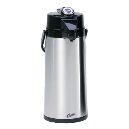 Wilbur Curtis 2.2-Liter Stainless Steel Airpot With Lever Handle 1