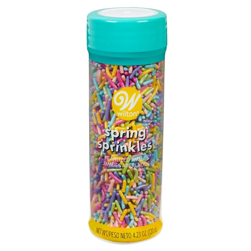 Wilton Spring Pearl Jimmies Sprinkle Mix – 4.23-Ounce Jar 1
