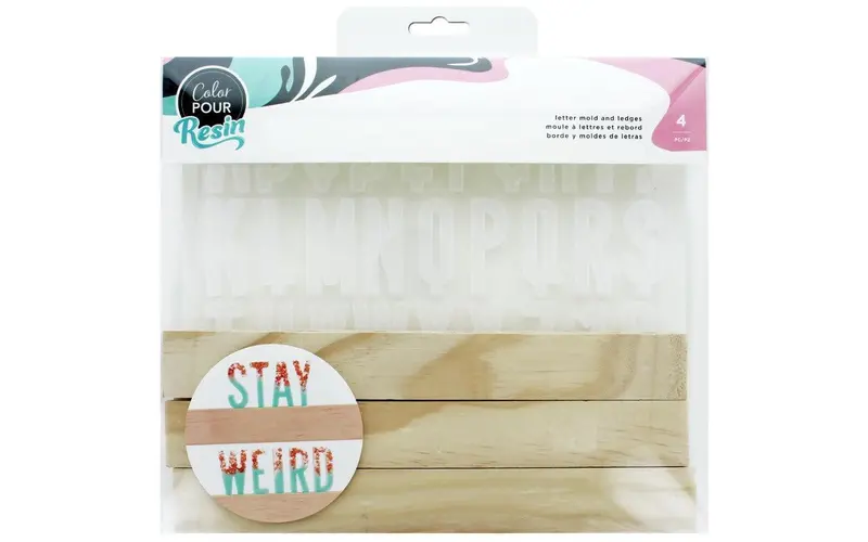 Wooden Letter Mold With Gray Base (Zona Gris) 1