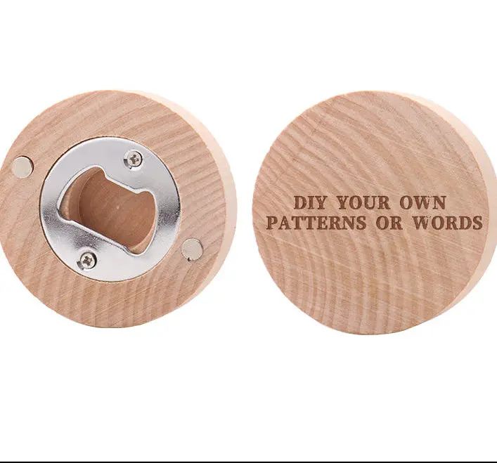 Wooden Magnetic Bottle Opener 1