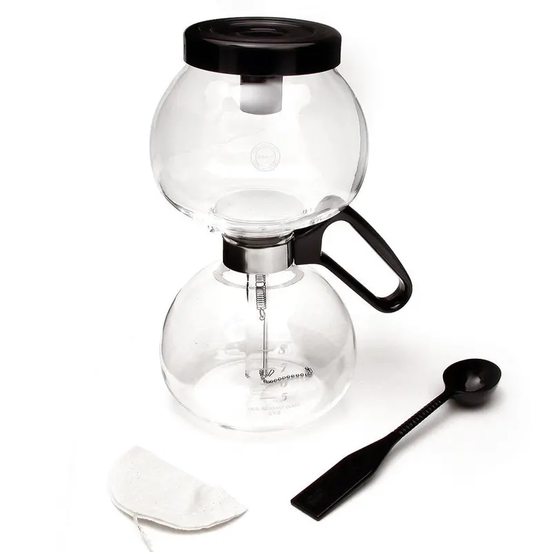 Yama Glass 8-Cup Stovetop Siphon Coffee Maker – 24 Oz Borosilicate Glass 1