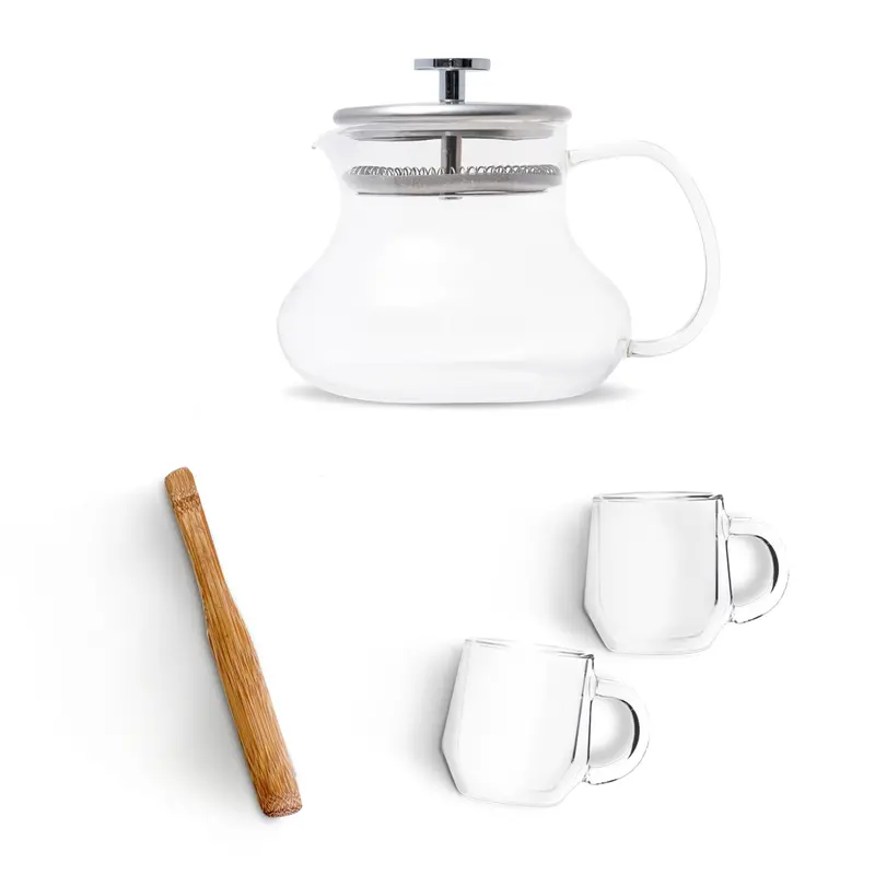 Yama Glass Sitka Tea Press – 24 Oz Stainless Steel Vacuum Brewer 1