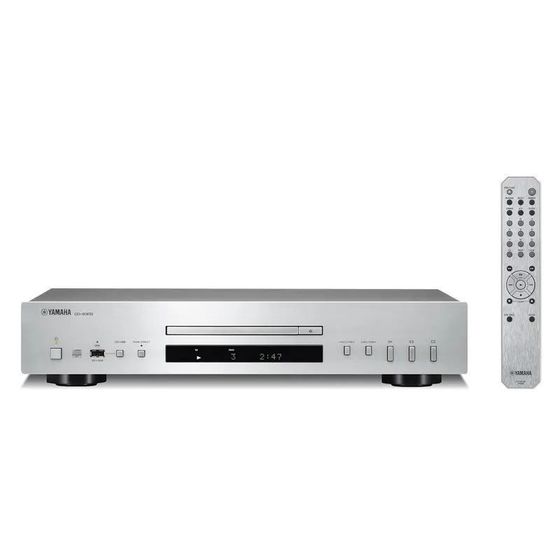 Yamaha Cd-S303 High-Fidelity Cd Player With Pure Direct Mode – Silver 1