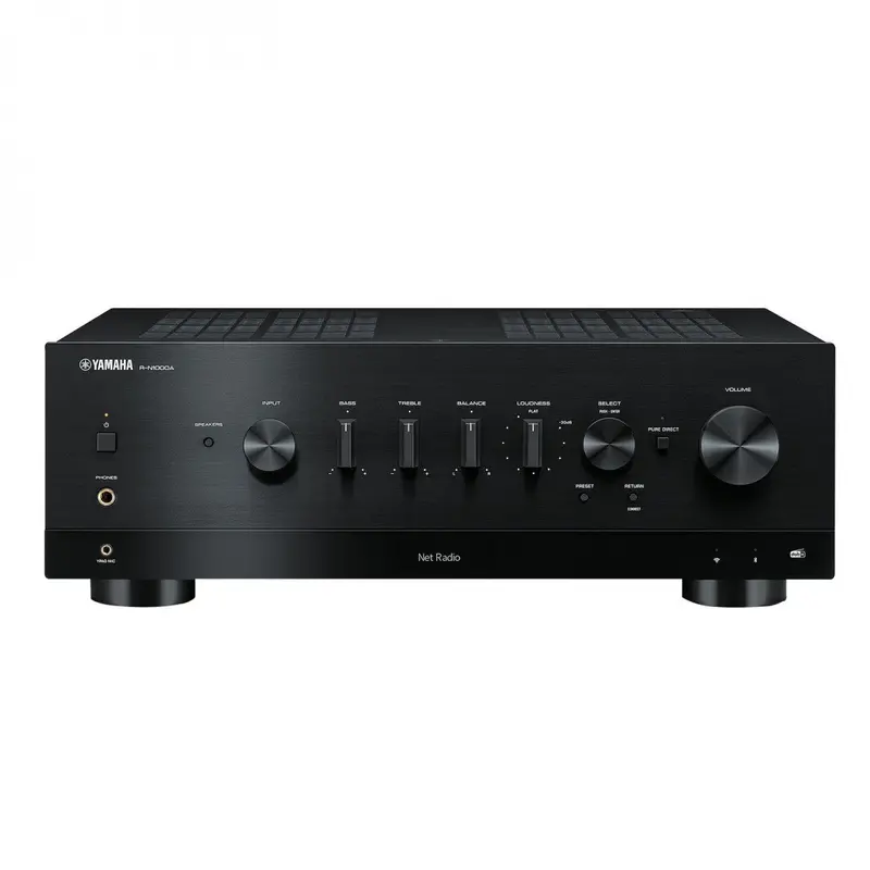 Yamaha R-N1000A Black Network Stereo Receiver 1